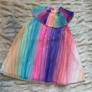 Rainbow pleated dress 🌈